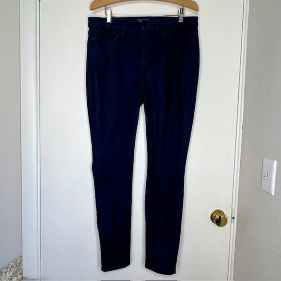 NOT YOUR DAUGHTERS JEANS NYDJ AMI SKINNY DARK WASH DENIM JEANS SIZE 10 - Picture 2 of 8